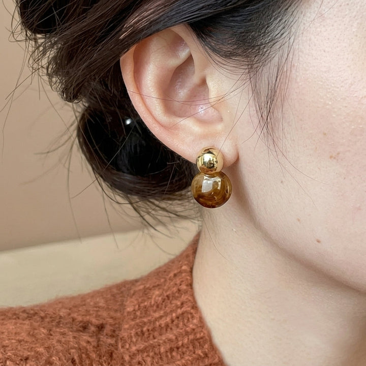 Pendientes Augeri Amour · Dorado