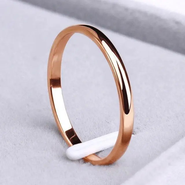 Anillo liso · Dorado, plateado o rosado