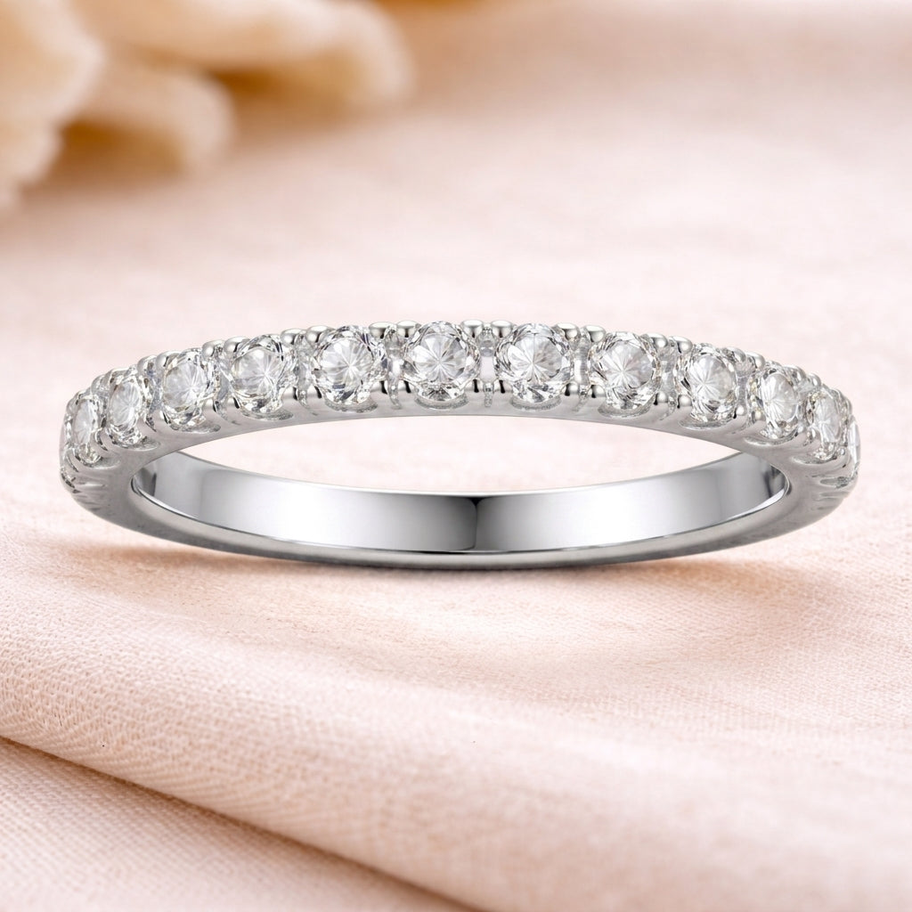 Set de alianzas con brillos · Dorado o plateado