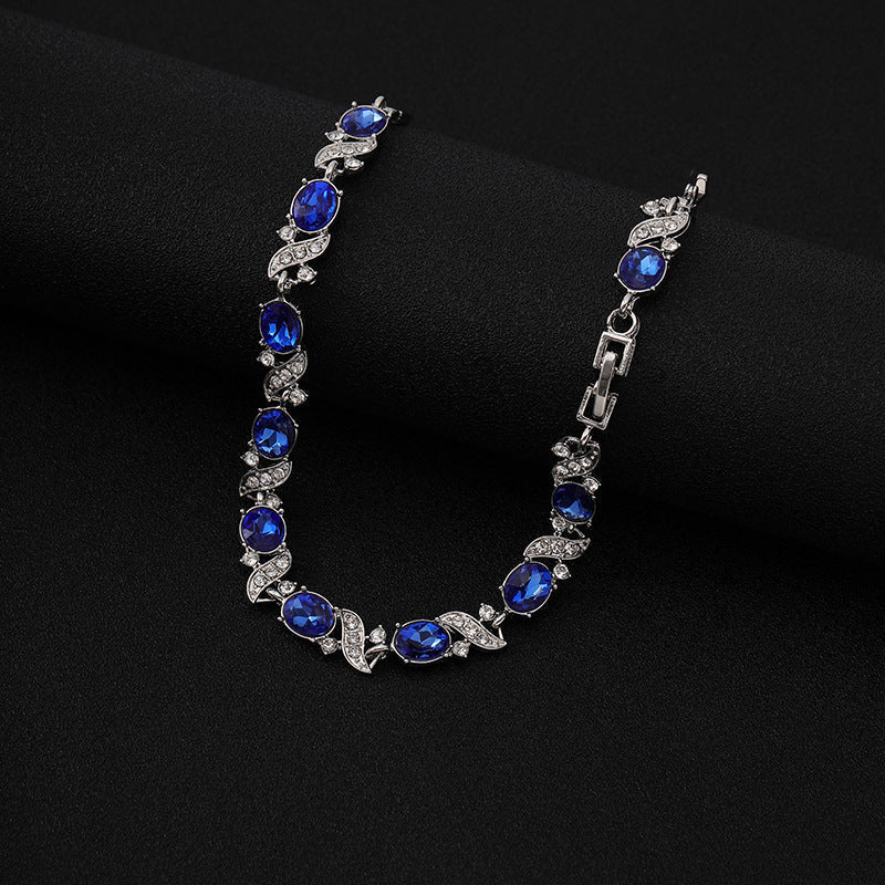 Pulsera Giada Séraphine · Plateado
