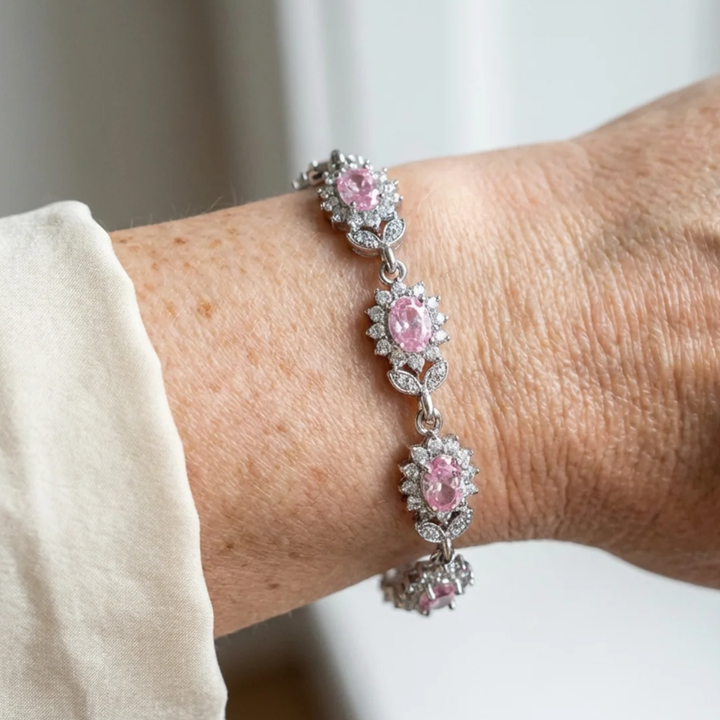 Pulsera Iridessa Pinkthorn · Plateado