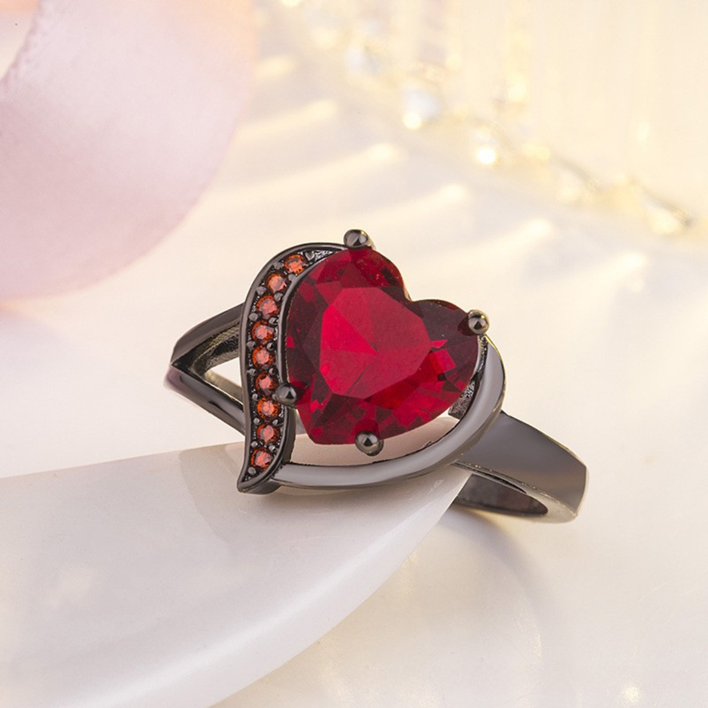 Anillo Calindra Rosethorne · Negro