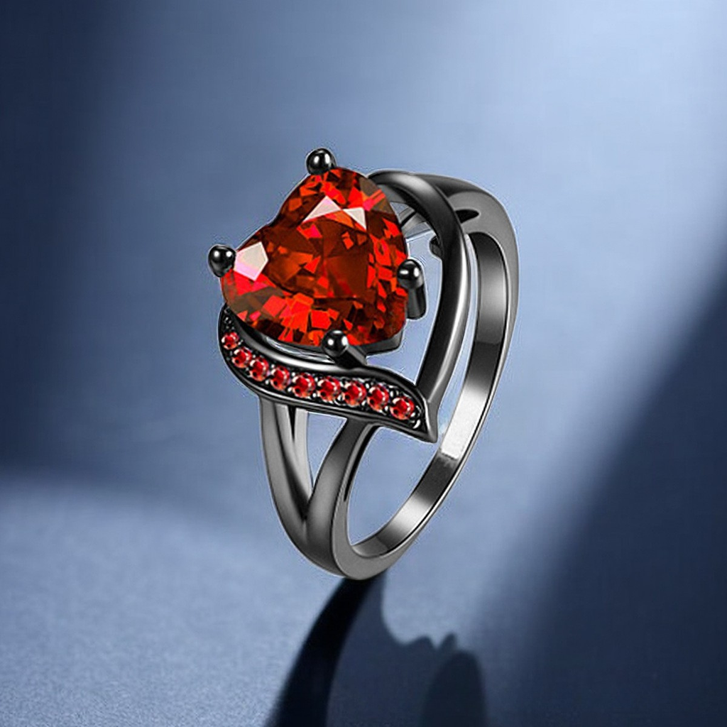 Anillo Calindra Rosethorne · Negro