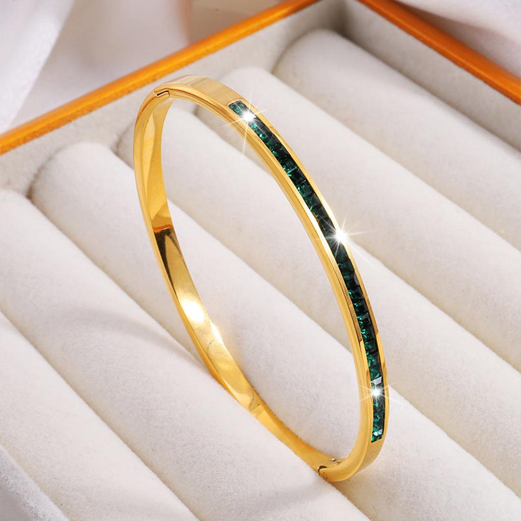 Pulsera Celeste Viride · Dorado