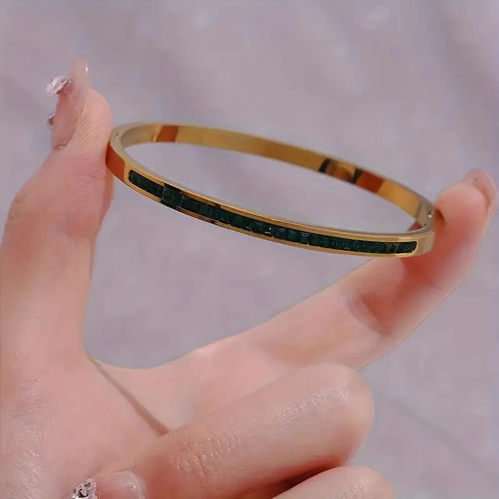 Pulsera Celeste Viride · Dorado