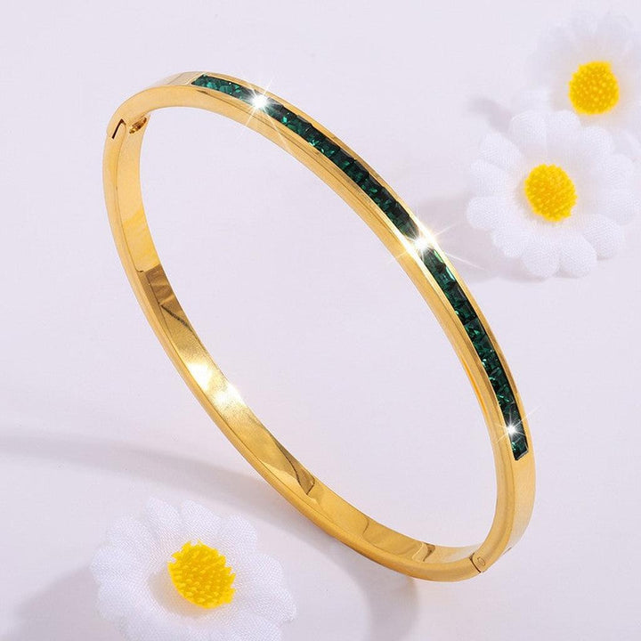 Pulsera Celeste Viride · Dorado
