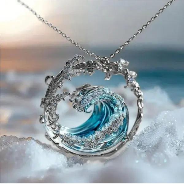 Collar Marea, colgante inspirado en el mar
