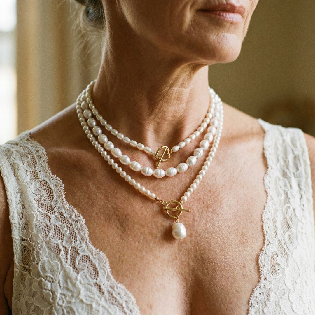 Collar de margarita · Dorado