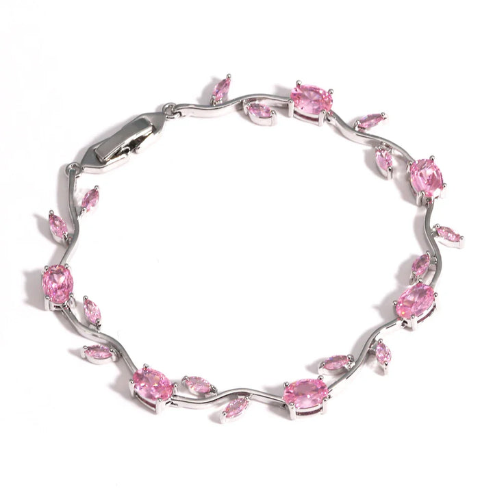Pulsera Aura Tulipán en la muñeca