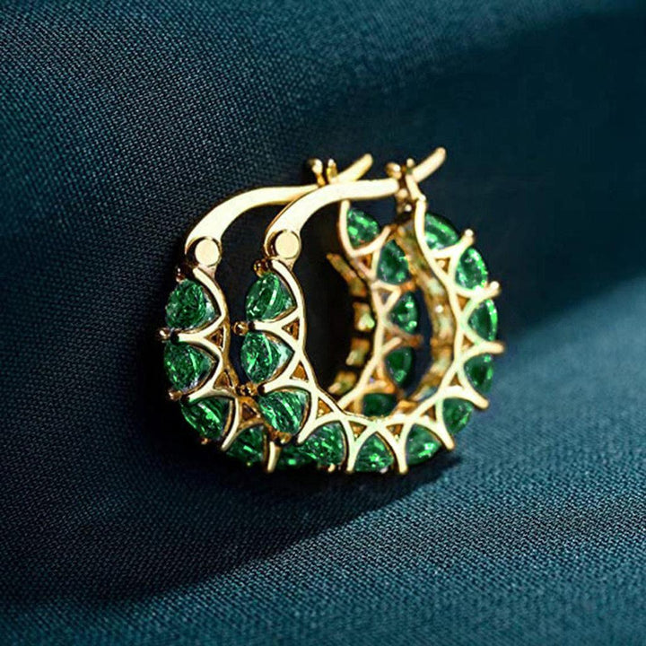 Aros Elena Marlowe · Dorado o plateado