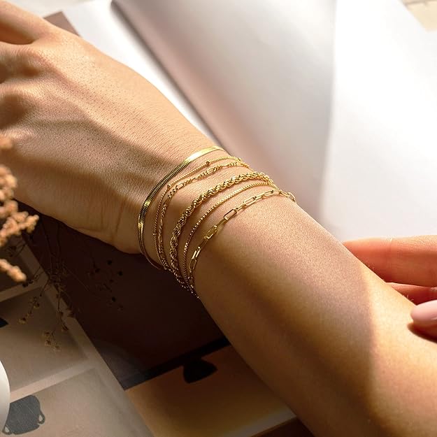 Set de pulseras Isabelle Vernet · Dorado