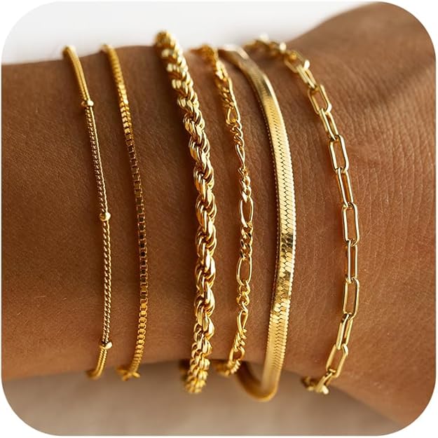 Set de pulseras Isabelle Vernet · Dorado