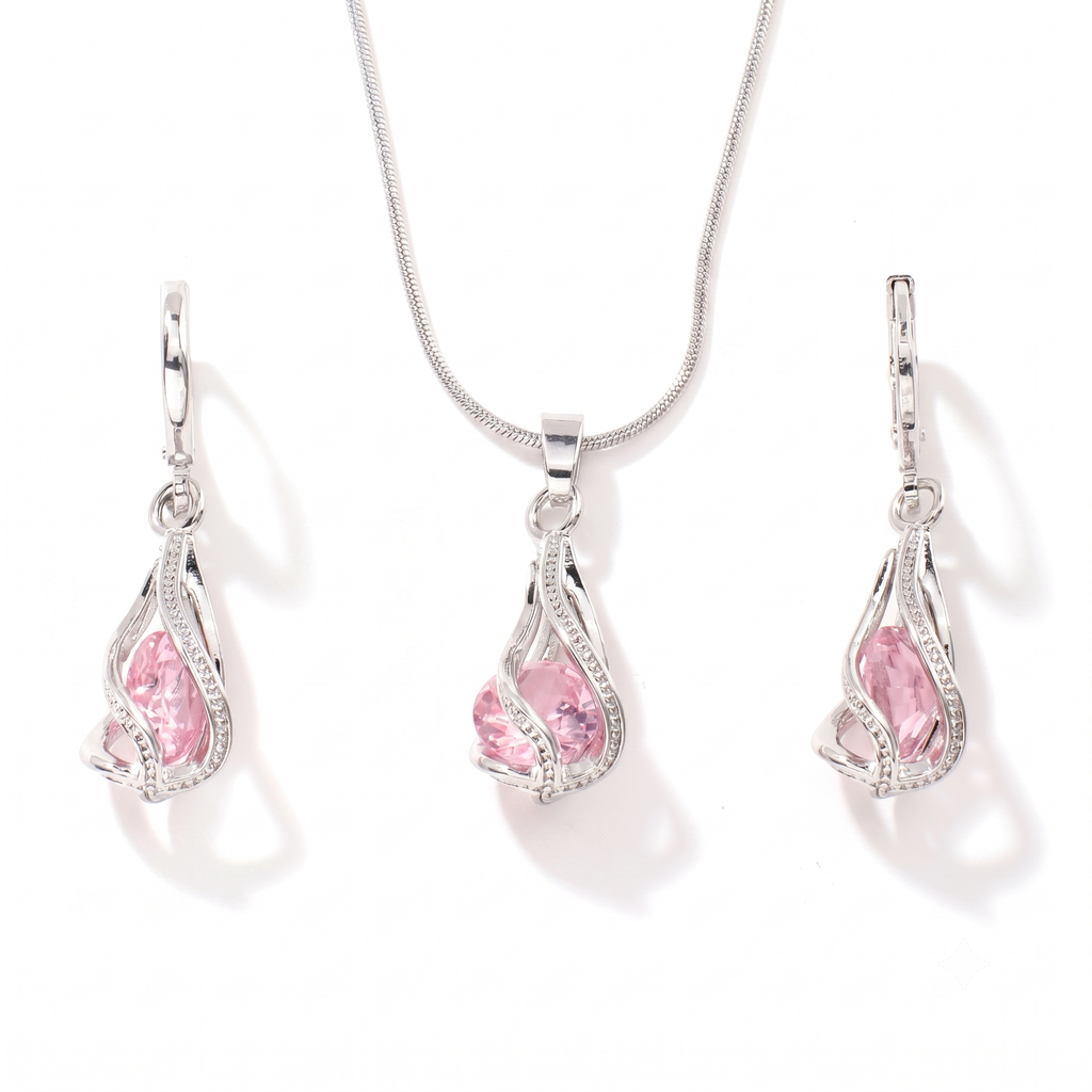 Conjunto Livia Lumen con giro · Plateado