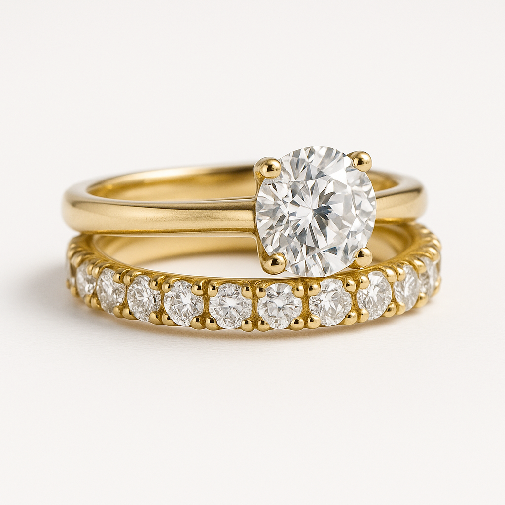 Set de anillos Savaya · Dorado