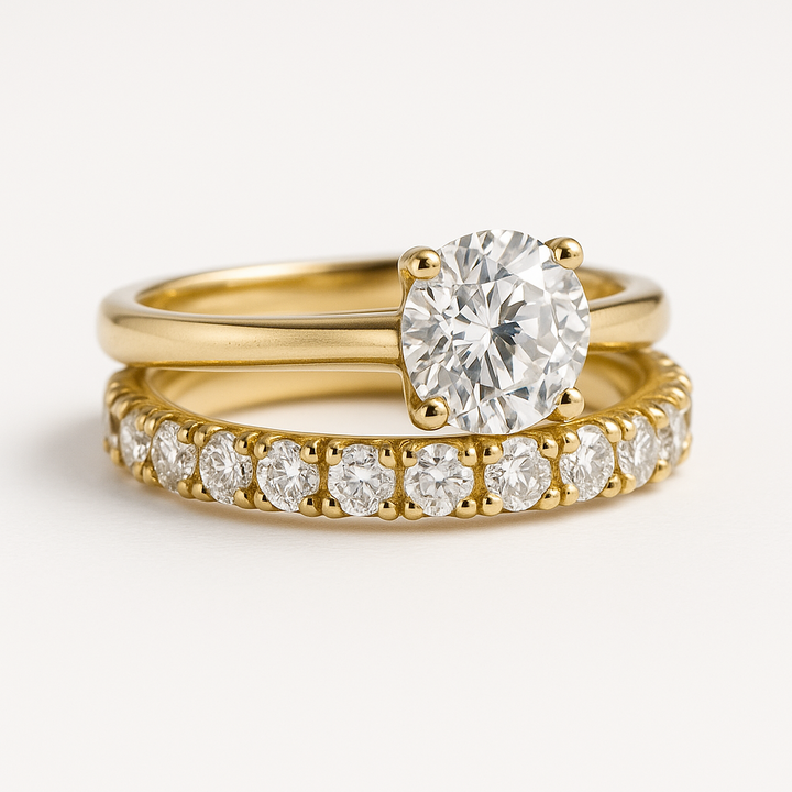Set de anillos Savaya · Dorado