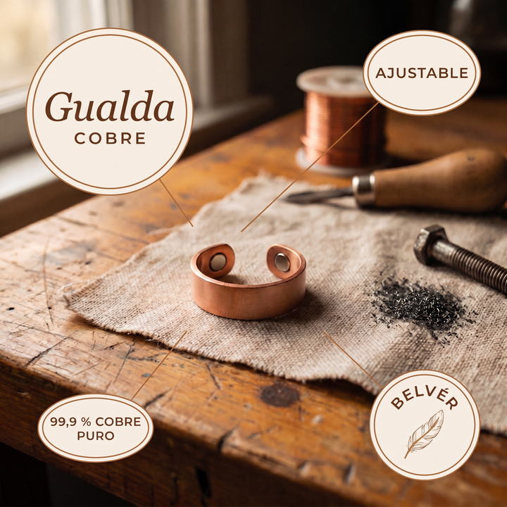 Anillo de cobre Gualda