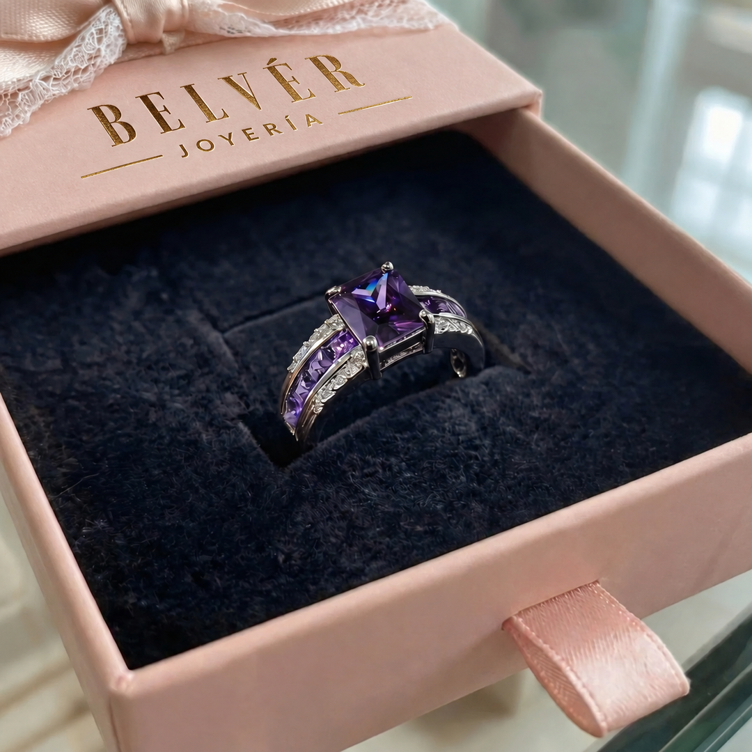 Anillo Kassira Lilacmont · Plateado
