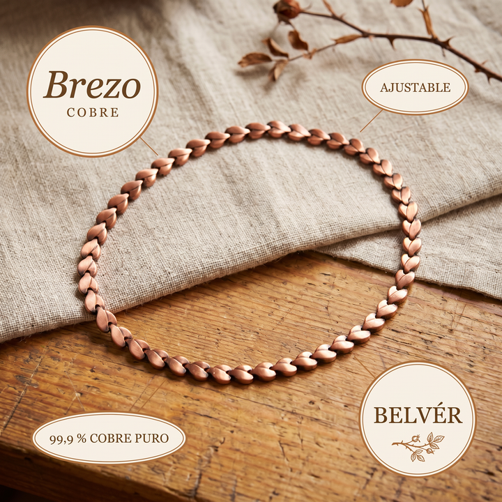 Collar de cobre Brezo