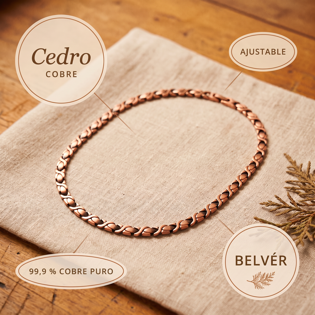 Collar de cobre Cedro