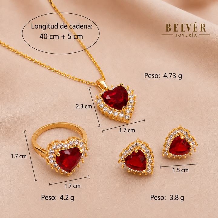 Conjunto Anavelle Roubella · Dorado