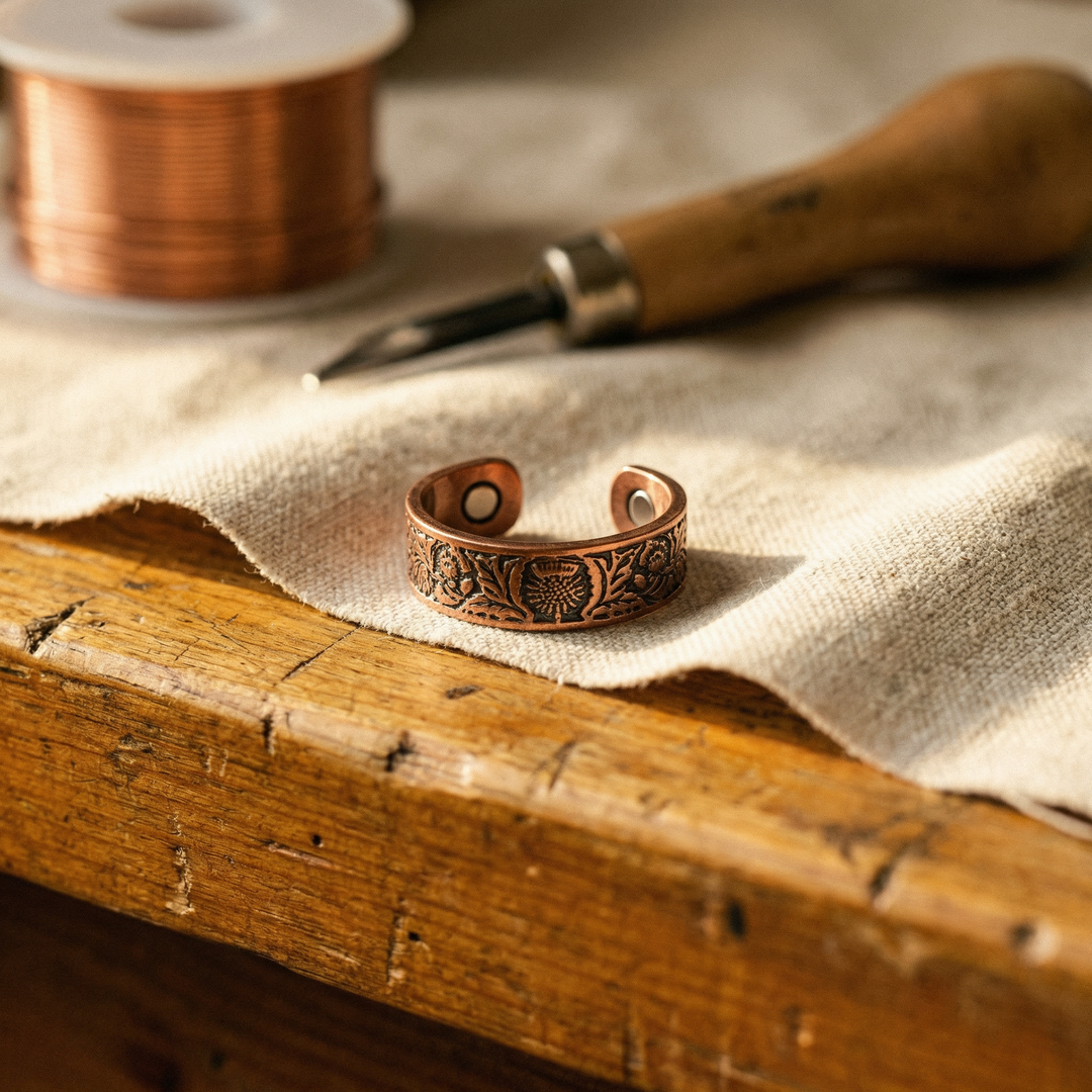Anillo de cobre Tronco