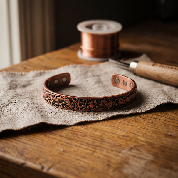 Pulsera de cobre Greda