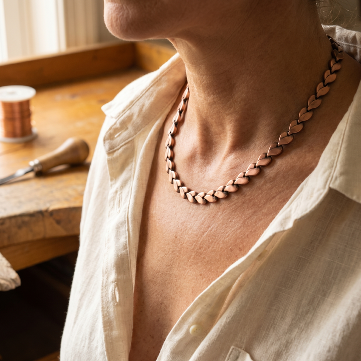 Collar de cobre Brezo
