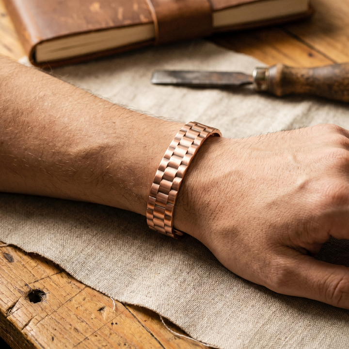 Pulsera de cobre para hombre Mena