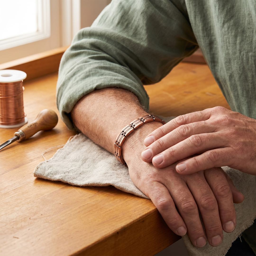 Pulsera de cobre para hombre Lucio