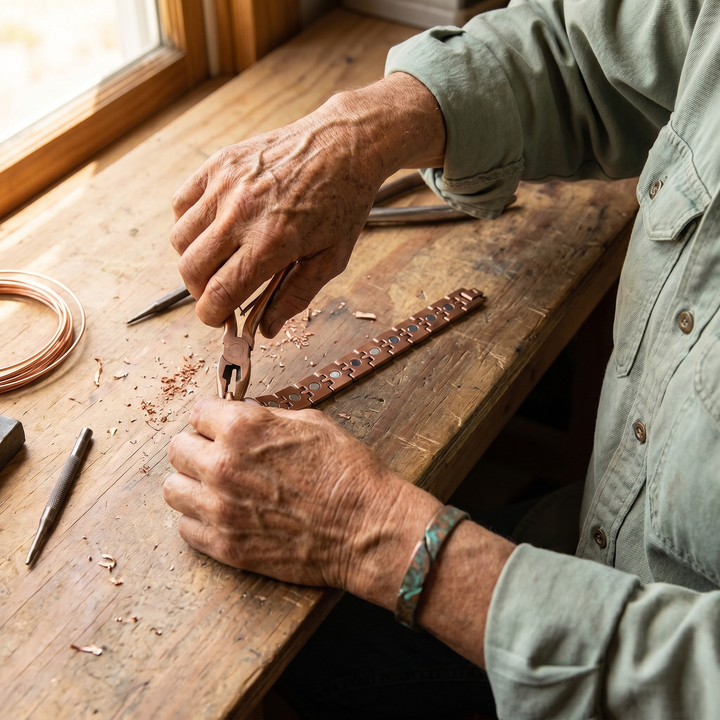 Pulsera de cobre para hombre Lucio