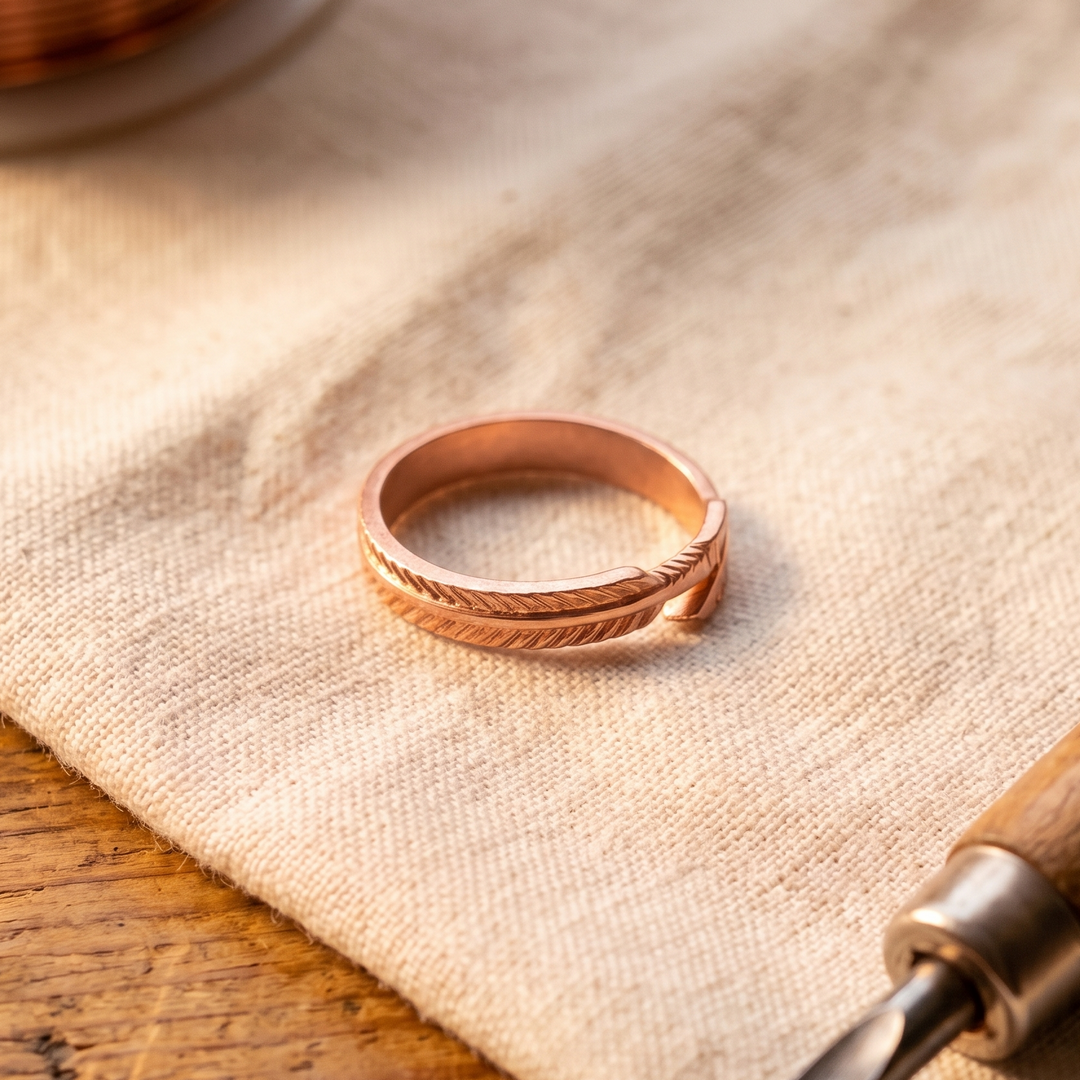 Anillo de cobre Raíz