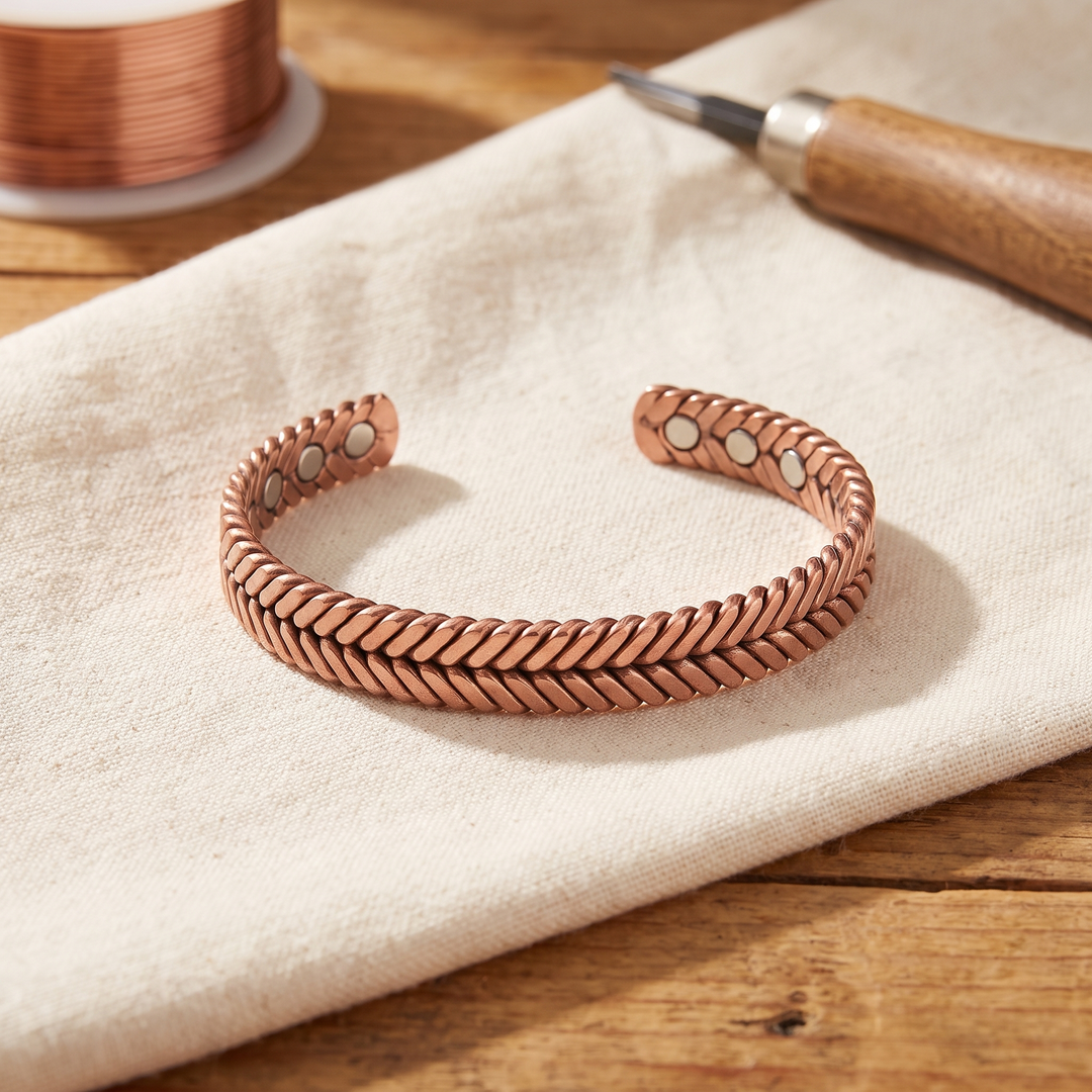 Pulsera de cobre Tojo en espiga