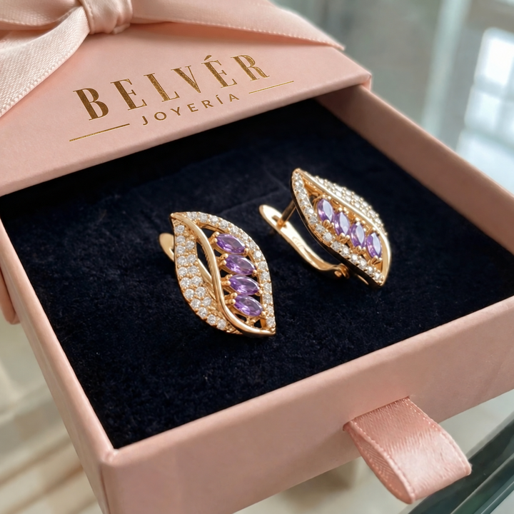 Pendientes Isola Lilavere · Dorado