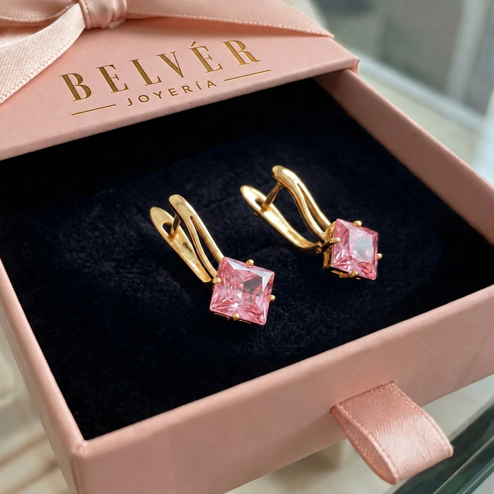 Pendientes Rosaluxe · Dorado