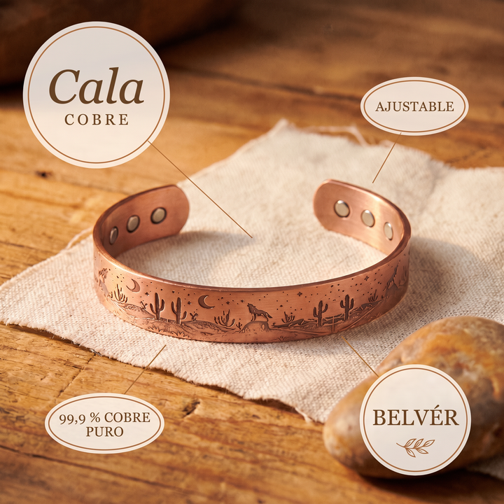 Pulsera de cobre Cala