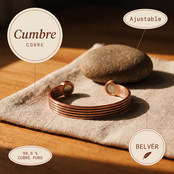 Pulsera de cobre Cumbre