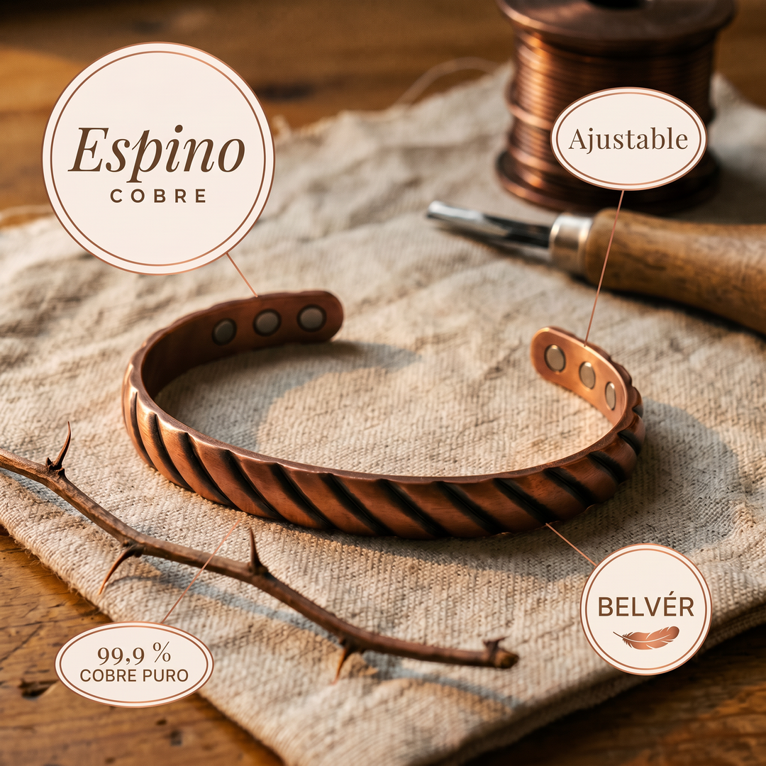 Pulsera de cobre Espino
