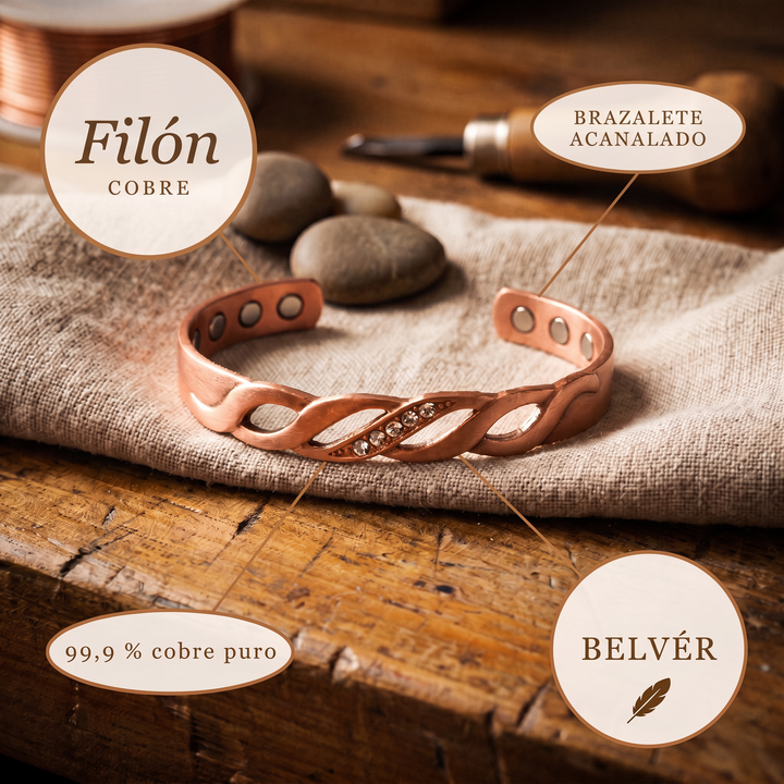 Pulsera de cobre Filón