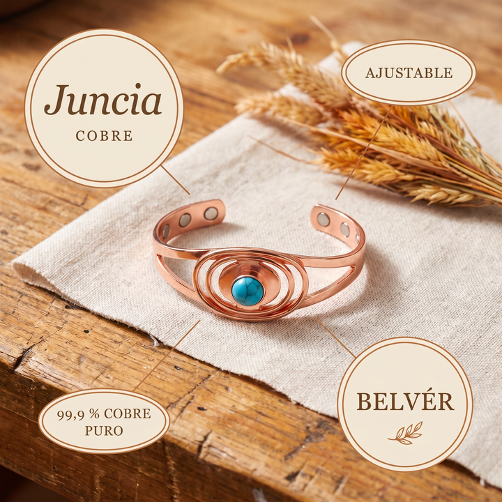 Pulsera de cobre Juncia