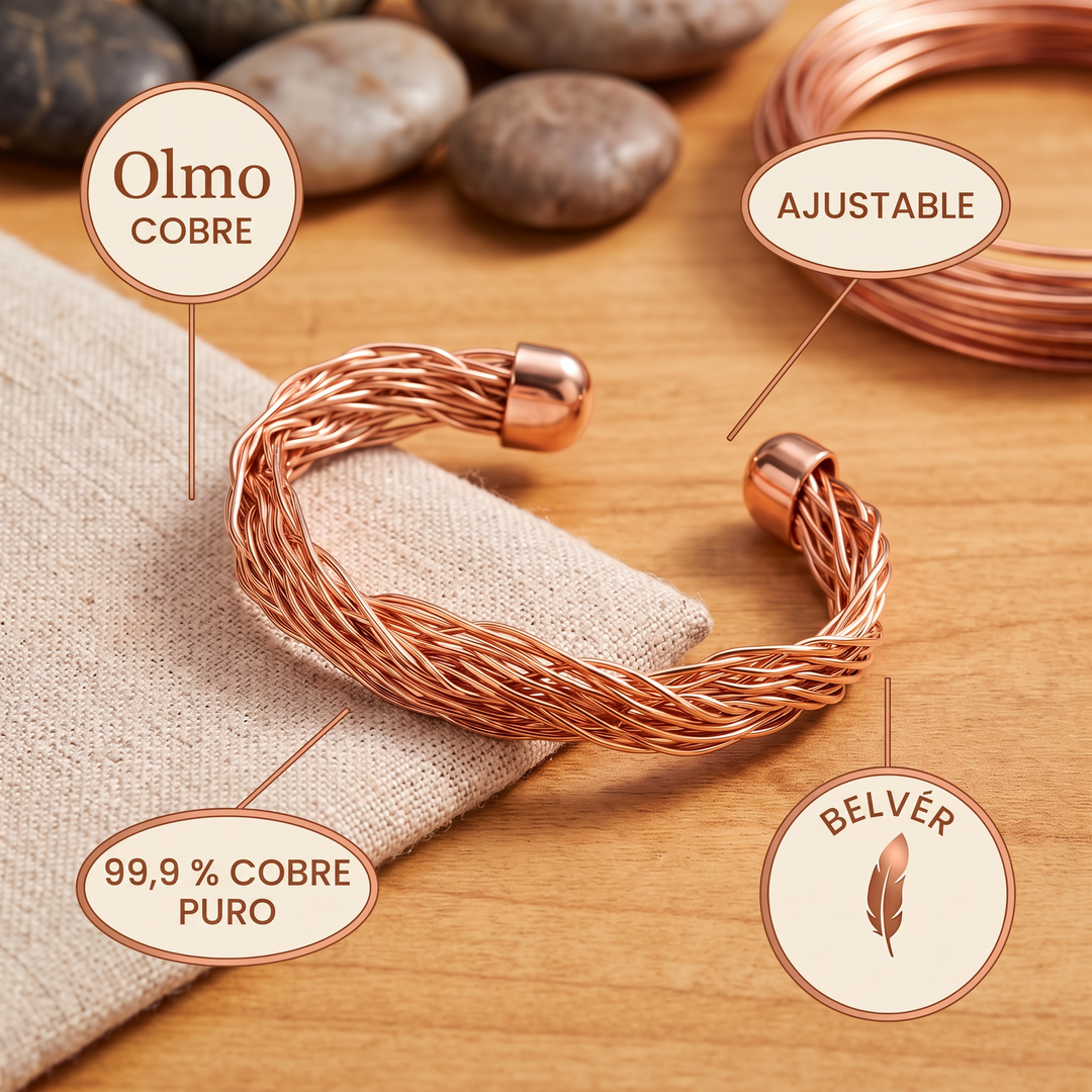 Pulsera de cobre Olmo