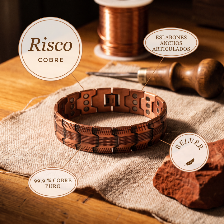 Pulsera de cobre Risco
