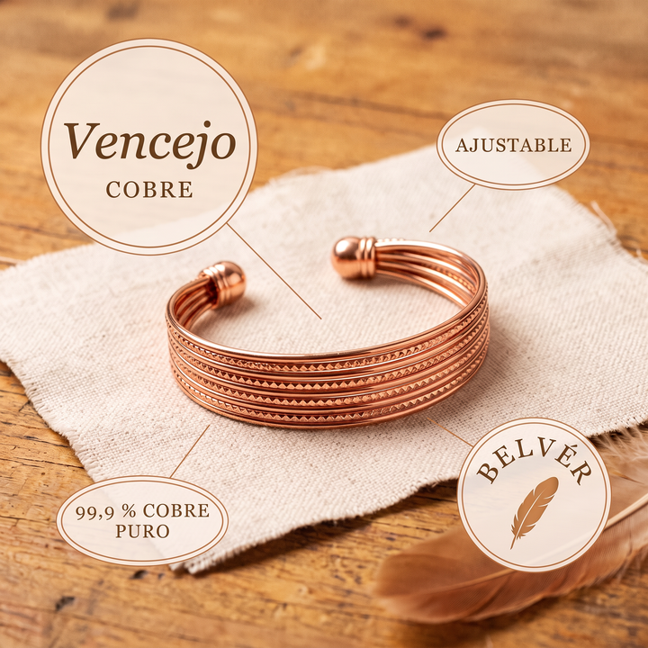 Pulsera de cobre Vencejo