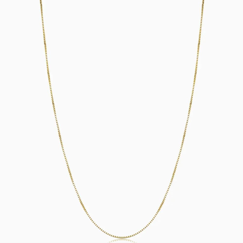 Collar de cadena veneciana fina