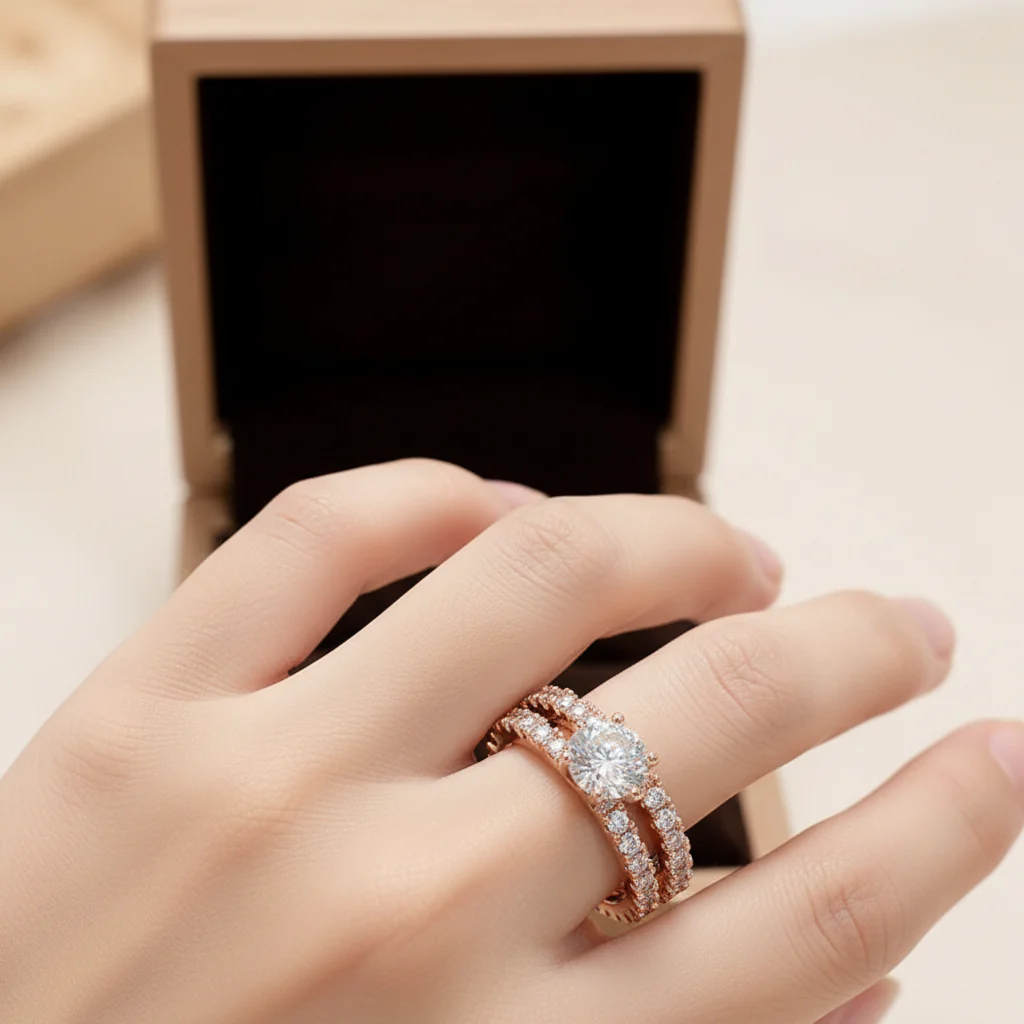 Set de anillos finos combinables